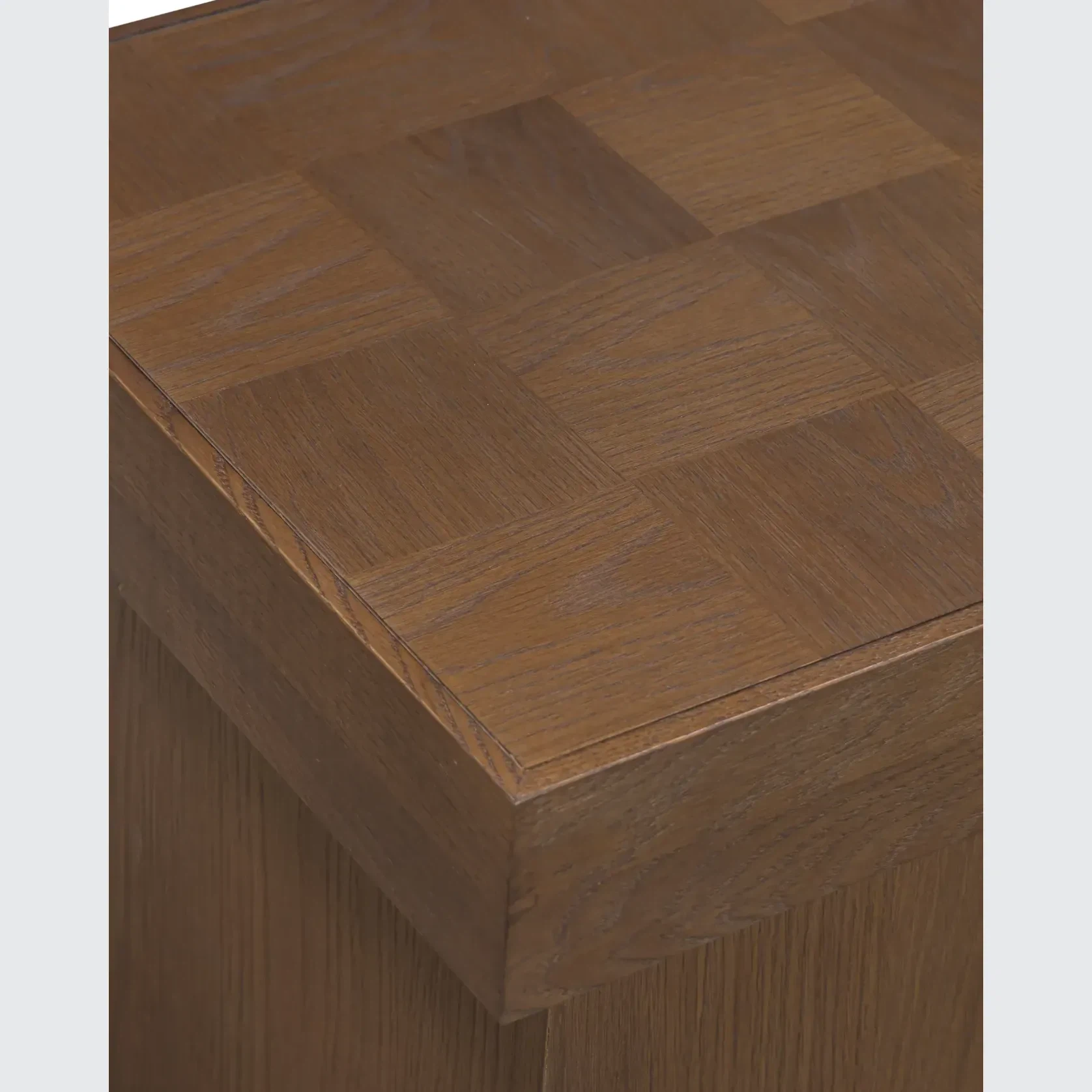 Check Side Table - Deep Oak gallery detail image