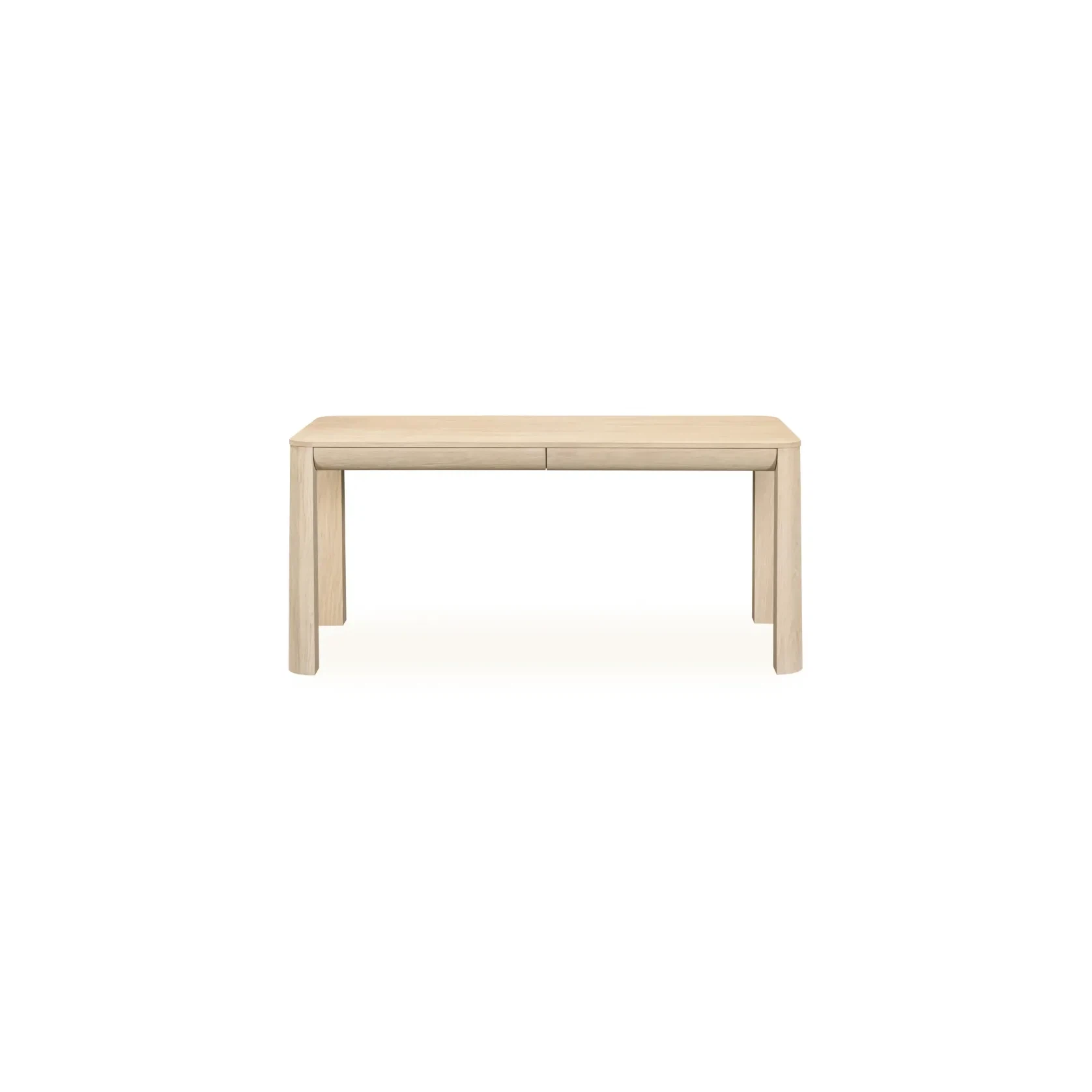 Quart Office Desk - Oak gallery detail image