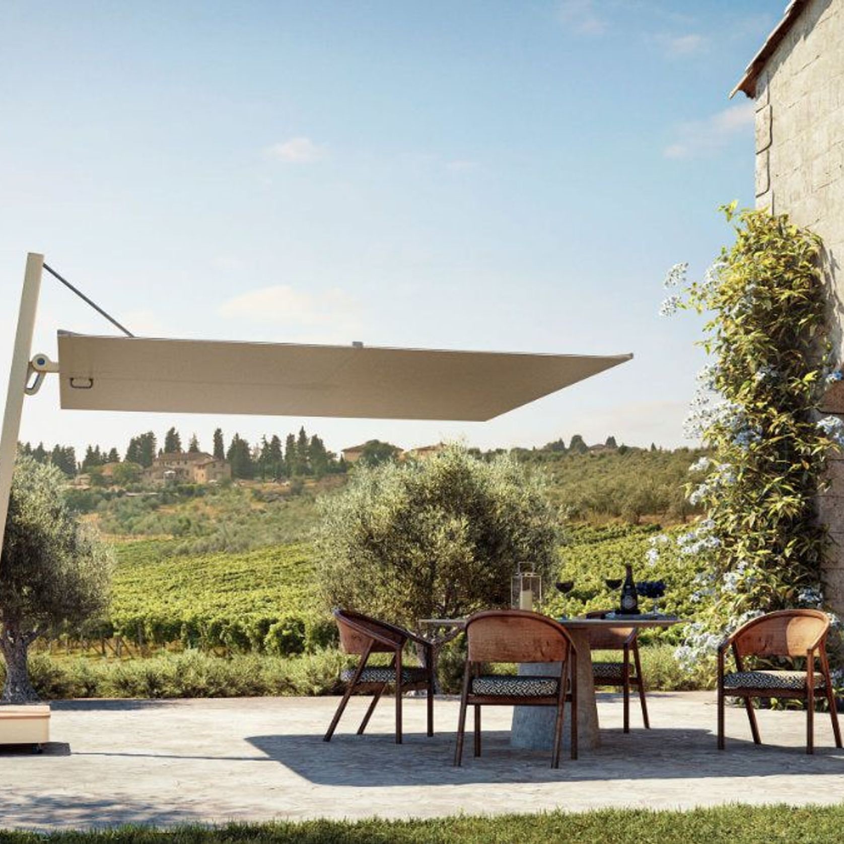 Umbrosa Versa Ux Cantilever Umbrella gallery detail image