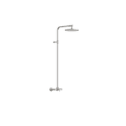 Classy Wall Mount Shower Column With External Mixer Polished Stainless Steel gallery detail image