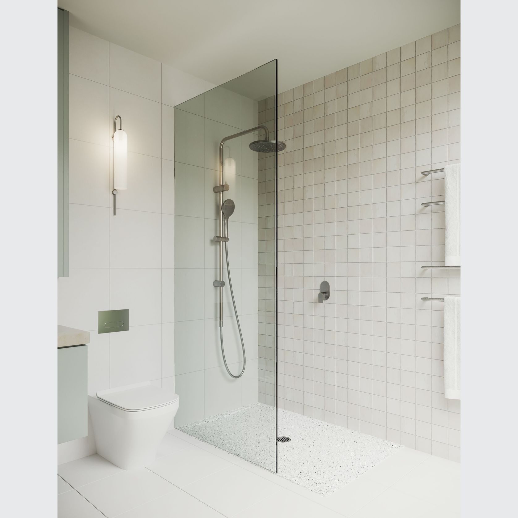Custom Solid Surface Shower Base | 30 mm gallery detail image