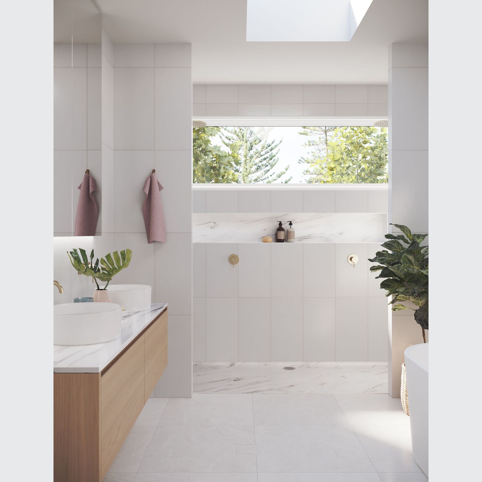 Custom Solid Surface Shower Base | 30 mm gallery detail image