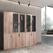 SUTTON 3 Door Display Unit 120cm - Warm Oak gallery detail image