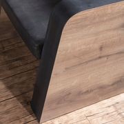 FRANCO Three Seater Sofa - Warm Oak & Black gallery detail image