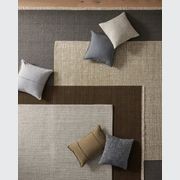 Weave Home Adela Cushion - Forest | Linen Blend gallery detail image