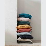 Weave Home European Linen Como Cushion - Sienna | Three Sizes gallery detail image