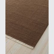 Weave Fabien 100% Wool Floor Rug  - Bark gallery detail image
