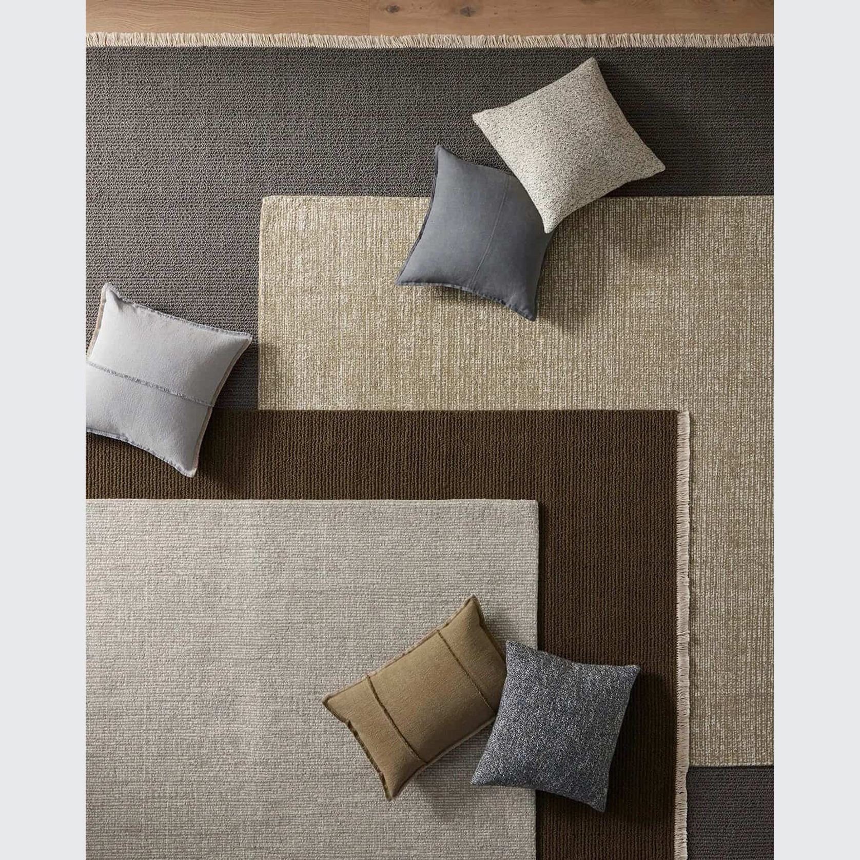 Weave Fabien 100% Wool Floor Rug - Moss gallery detail image