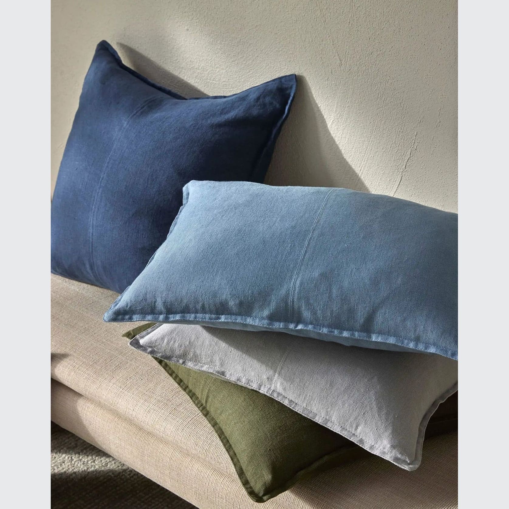 Weave European Linen Como Cushion - Jungle | Three Sizes gallery detail image