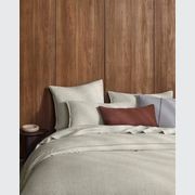 Ravello Linen Flat Sheet - Savanna Pinstripe | Weave Home gallery detail image