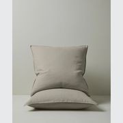 Ravello Linen Pillowcases - Pebble | Standard, King, or Euro gallery detail image