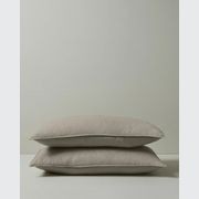 Ravello Linen Pillowcases - Pebble | Standard, King, or Euro gallery detail image