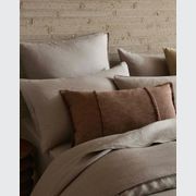 Ravello Linen Pillowcases - Pebble | Standard, King, or Euro gallery detail image