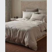 Ravello Linen Pillowcases - Pebble | Standard, King, or Euro gallery detail image