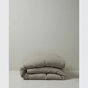Ravello Linen Quilt Cover - Pebble | Weave Home gallery detail image