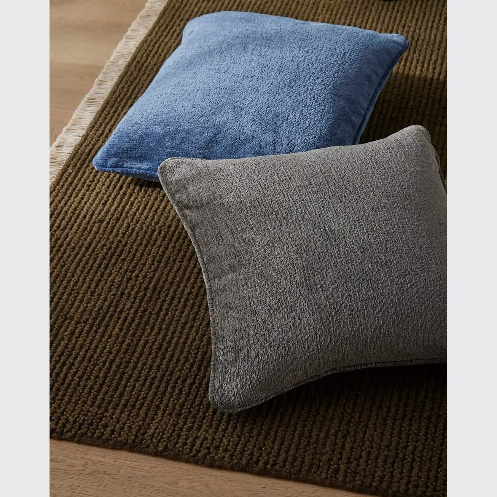Weave Home Tempo Cushion - Steel | 50 x 50cm gallery detail image