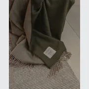 Weave Harris Merino Lambswool Throw - Moss gallery detail image