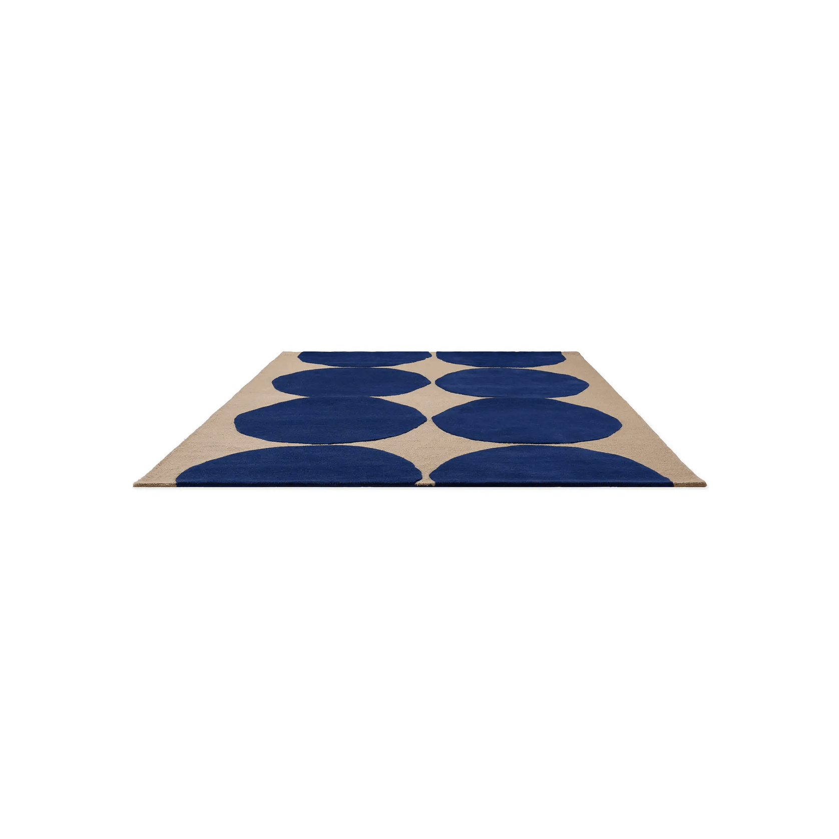 Marimekko Isot Kivet - Blue | 100% Wool Designer Floor Rug gallery detail image