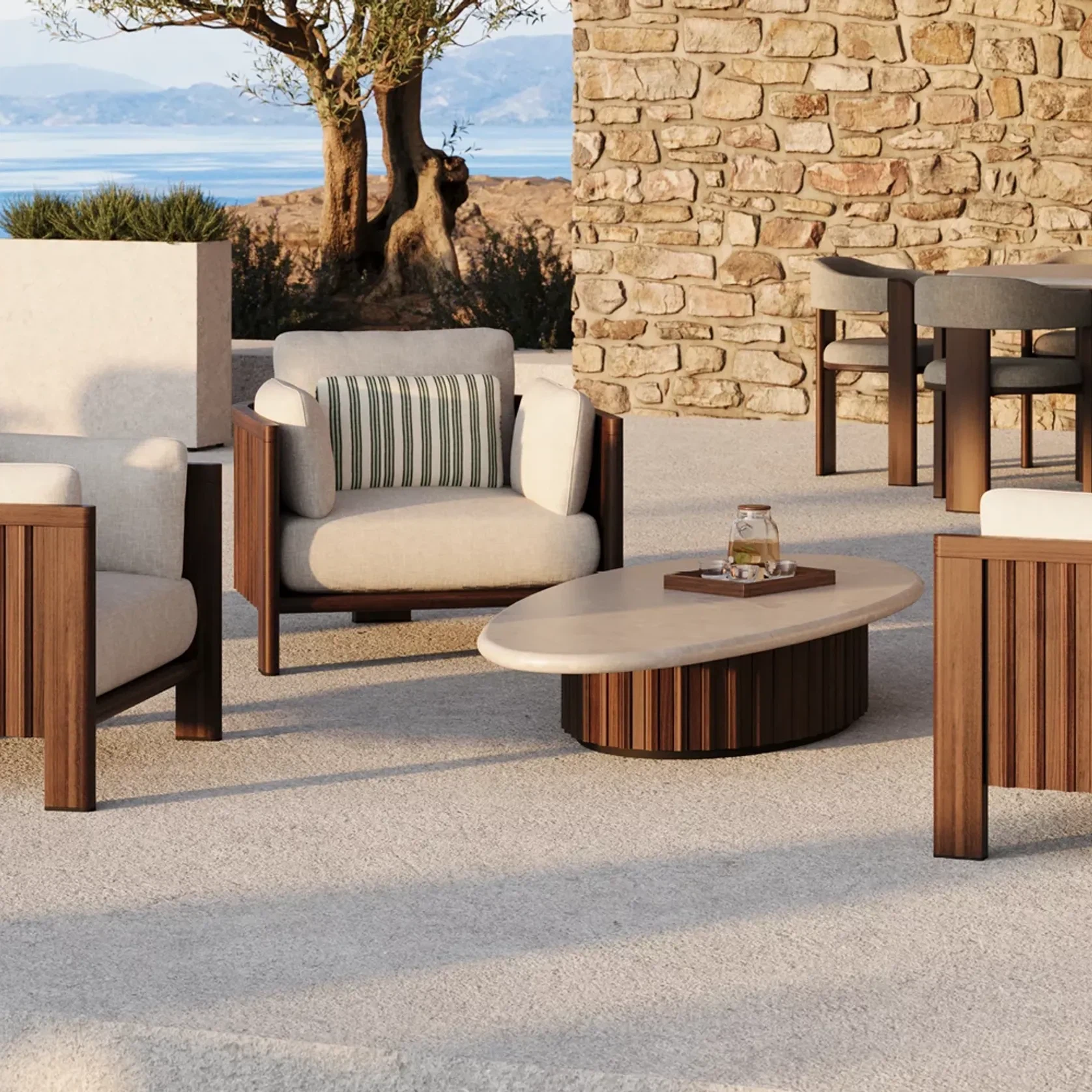 Zante Oval Dining Table gallery detail image