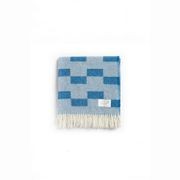 Ruanui Station Lambswool Throw - Backtrap Blue gallery detail image