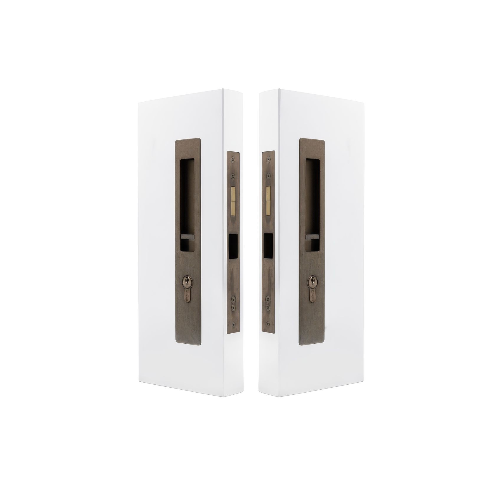 LUME - Locking Set - Integrated - 38-42mm Doors gallery detail image