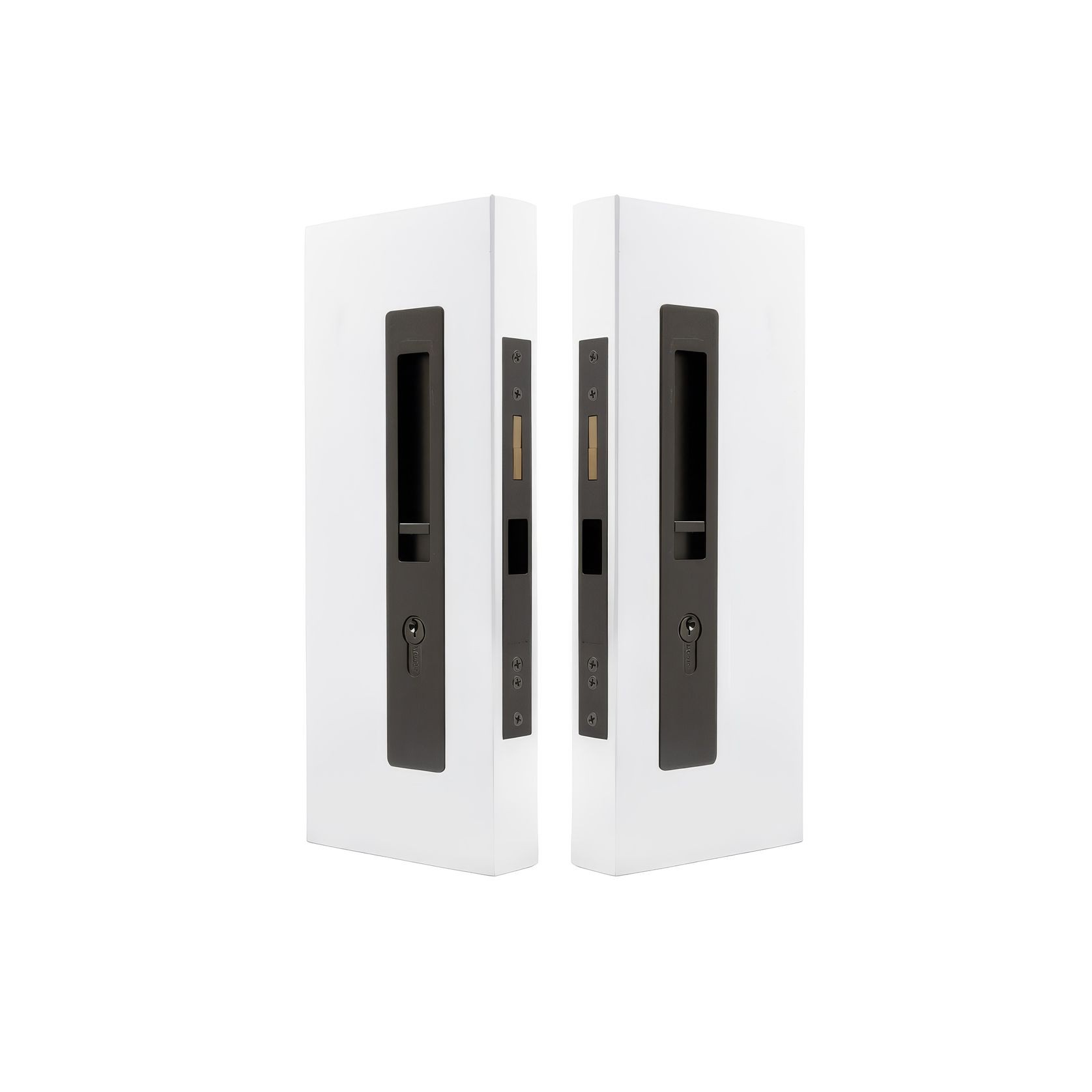 LUME - Locking Set - Integrated - 38-42mm Doors gallery detail image
