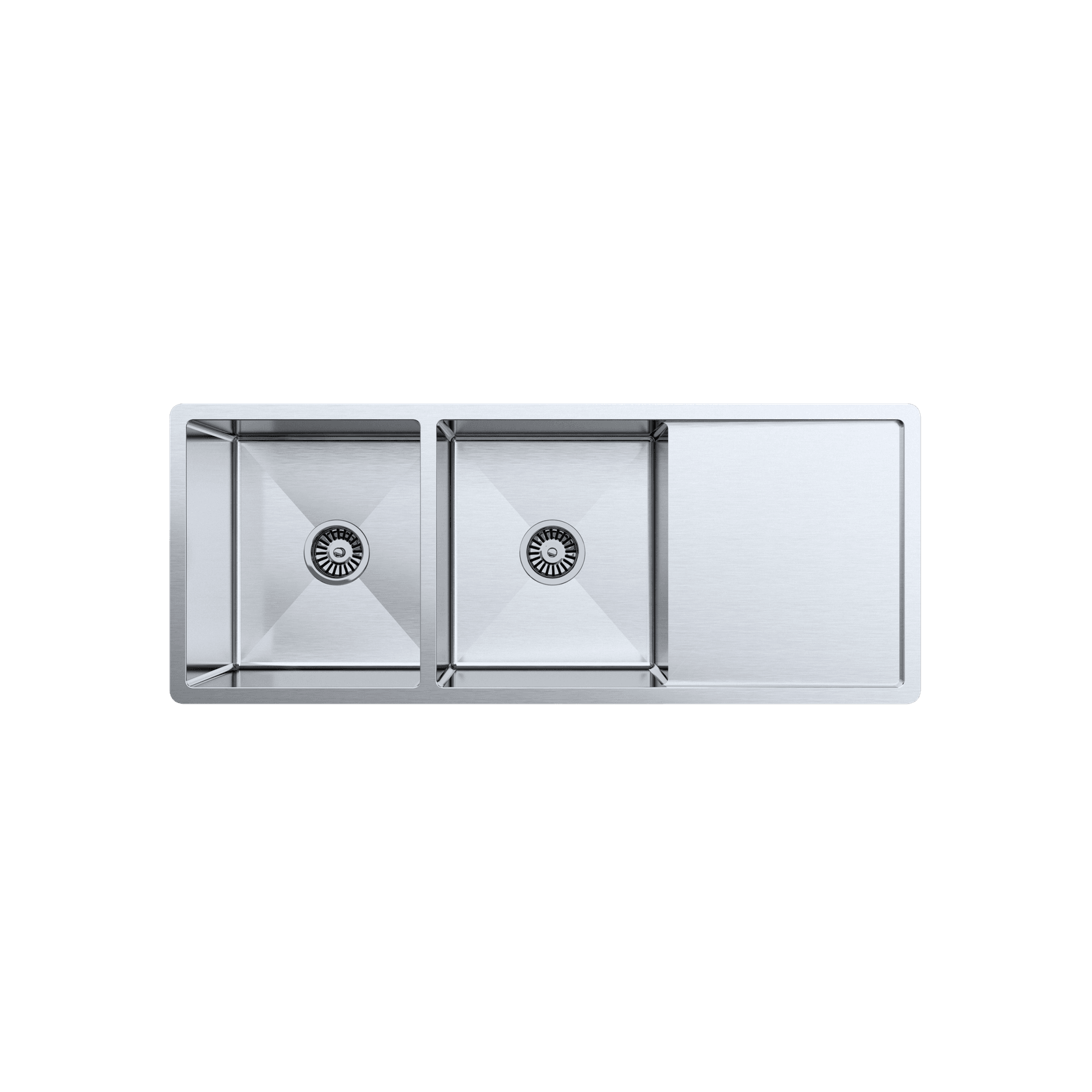 Orlando 1125x450 Double Bowl with Drain Board Sink gallery detail image