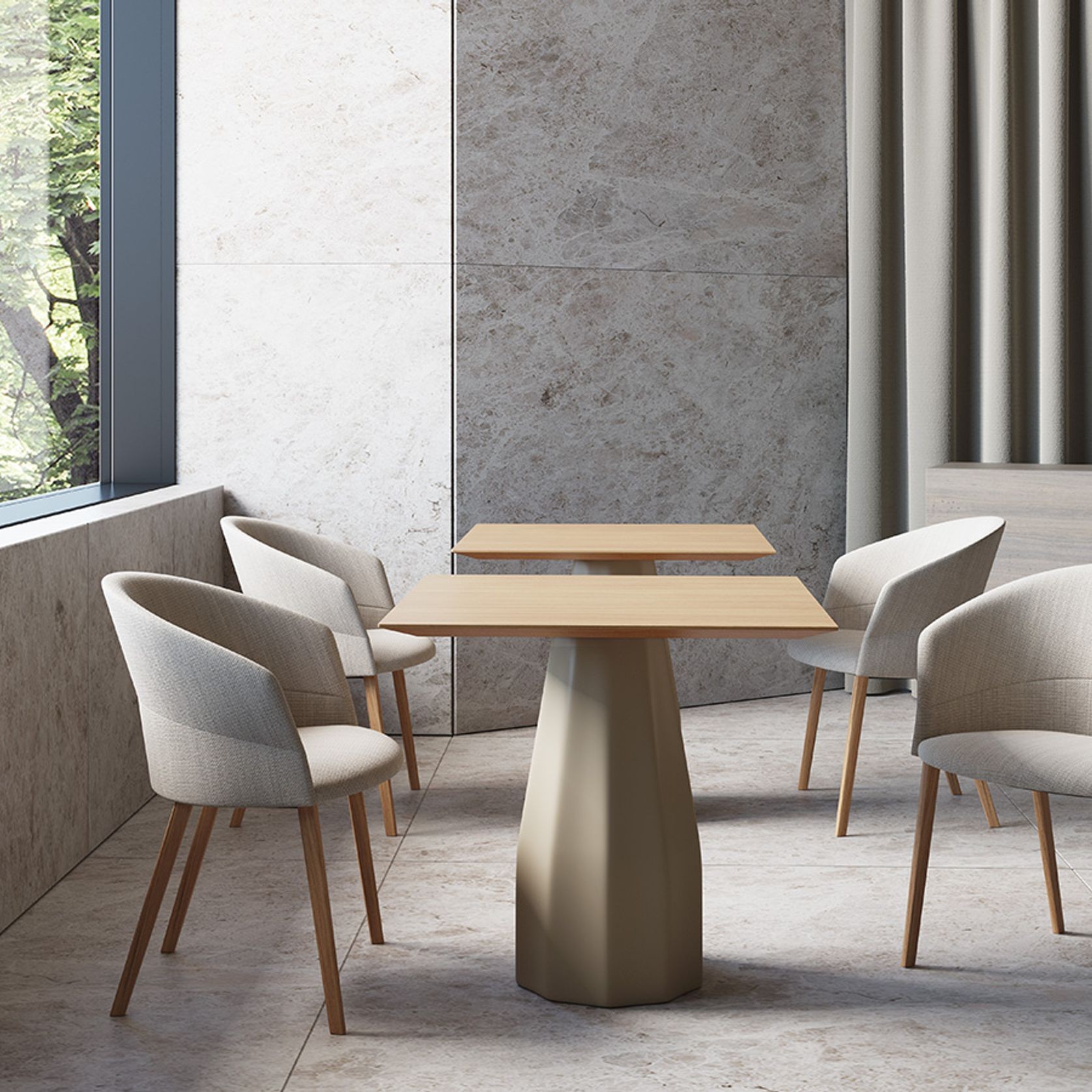 Copa Chair - Four Wooden Legs gallery detail image