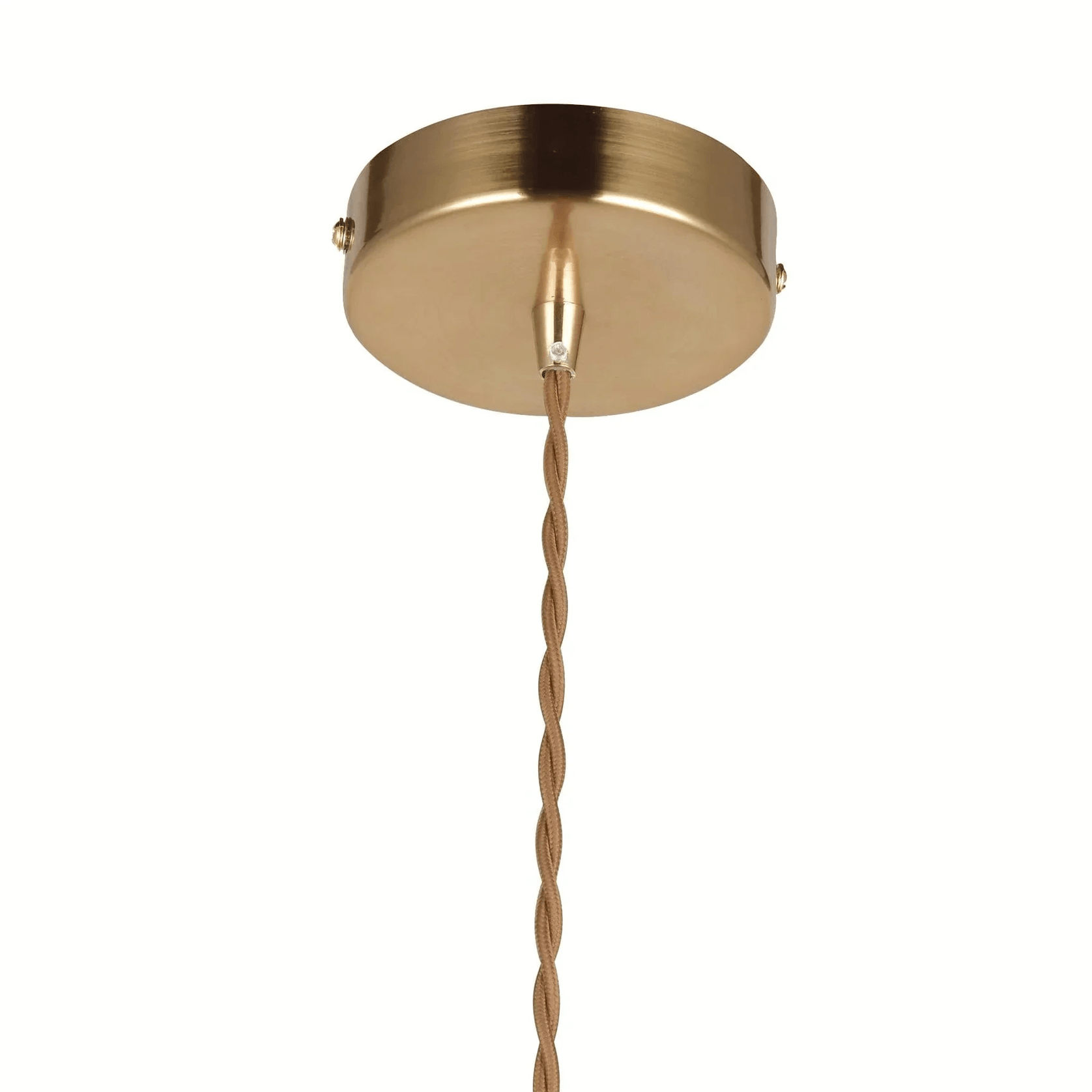 Hollie | Gold Ceramic Pleated Pendant Light gallery detail image