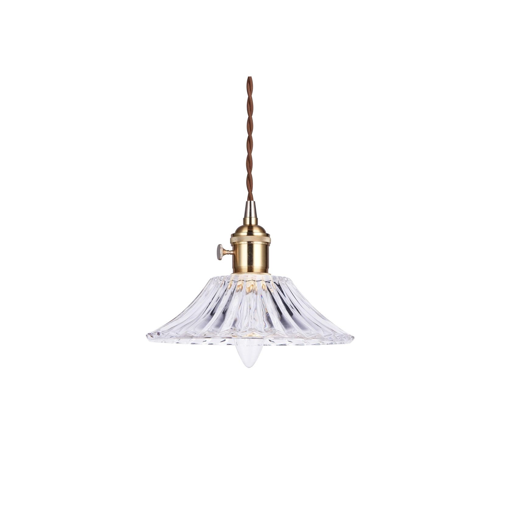 Vintage Glass Pendant Light - Fleur gallery detail image