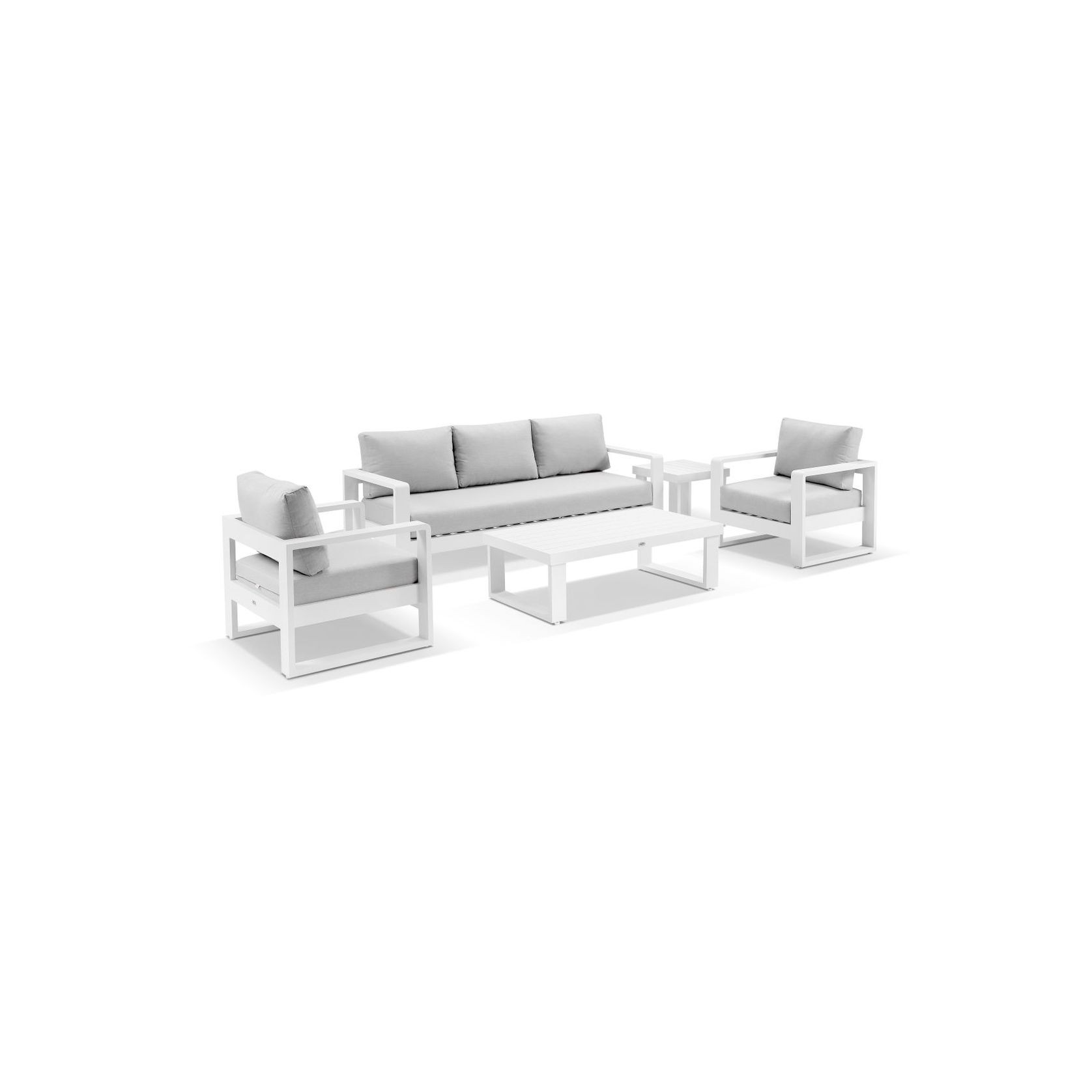 Harbour 4pc Lounge Set - White gallery detail image