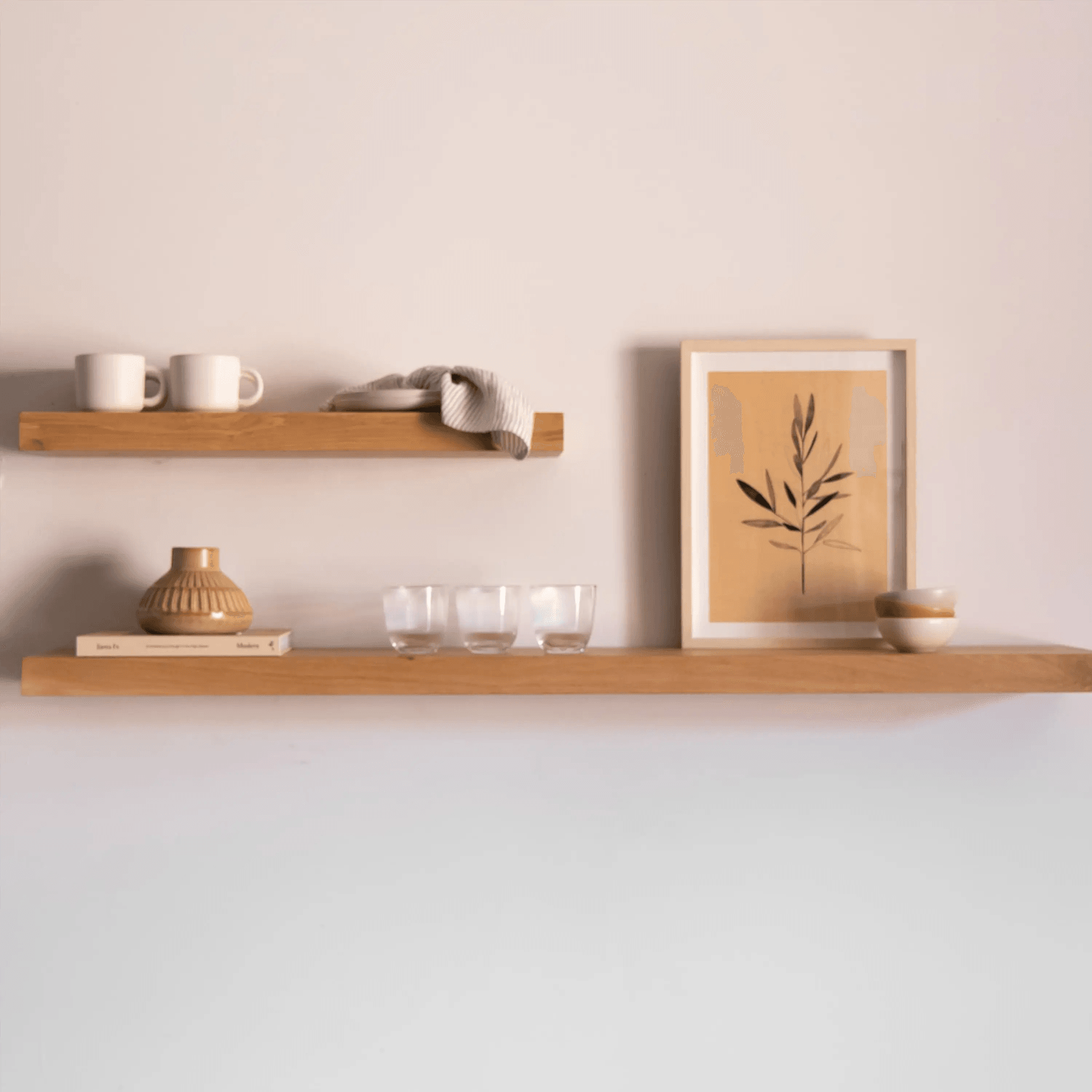 Hold Wall Shelf 70cm - Oak gallery detail image