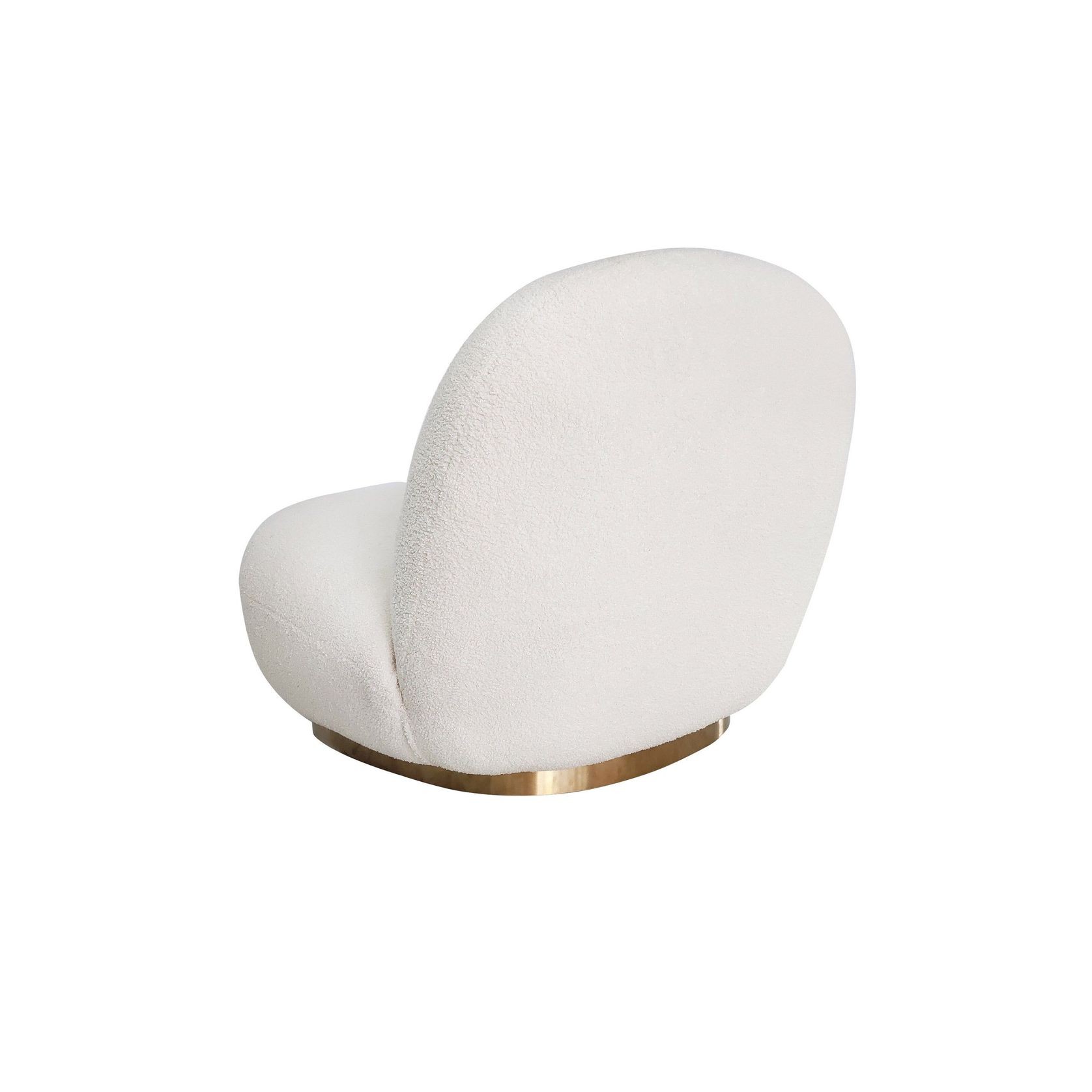 Luxury Occasional Boucle Accent Swivel Chair - Paris gallery detail image