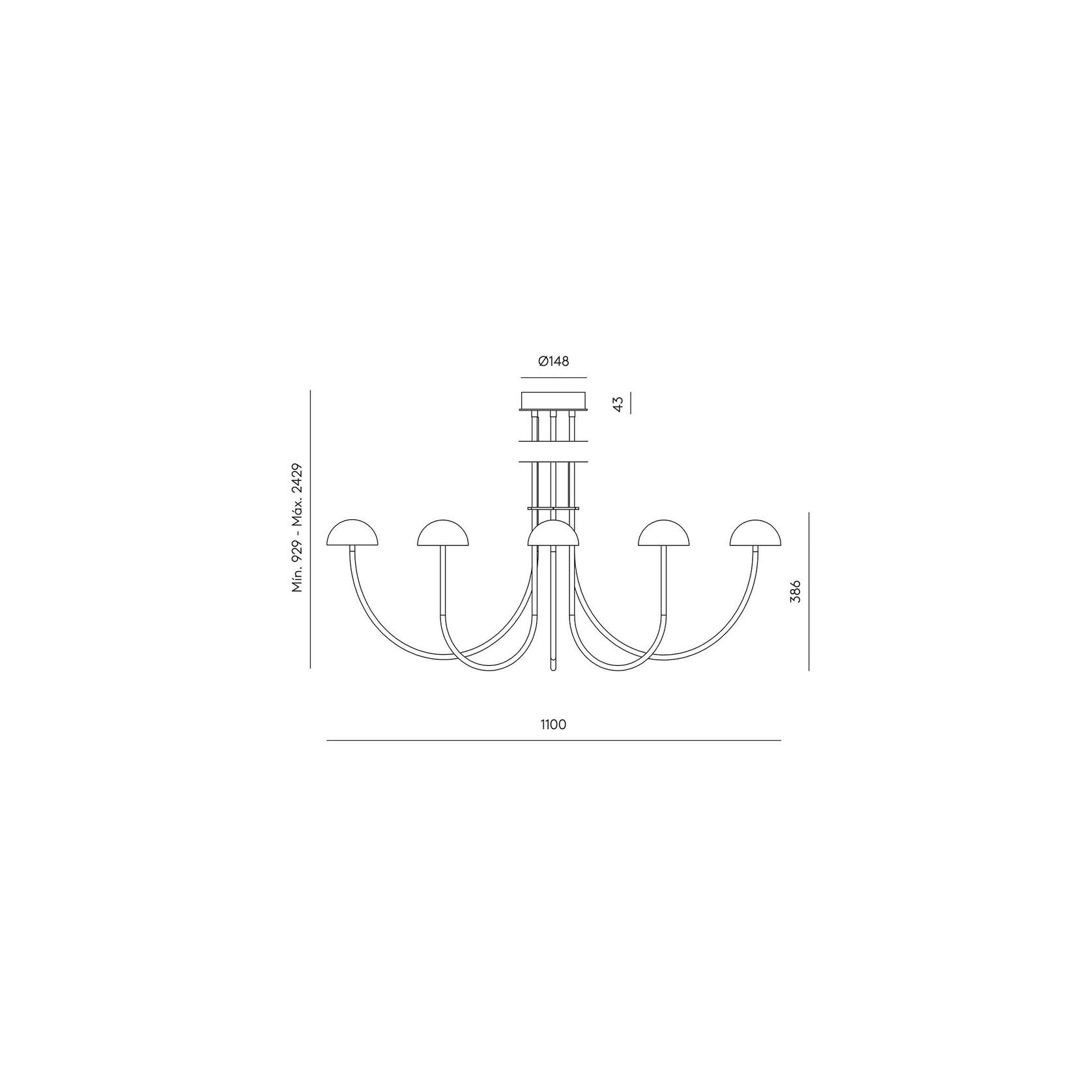 Dussa Chandelier gallery detail image