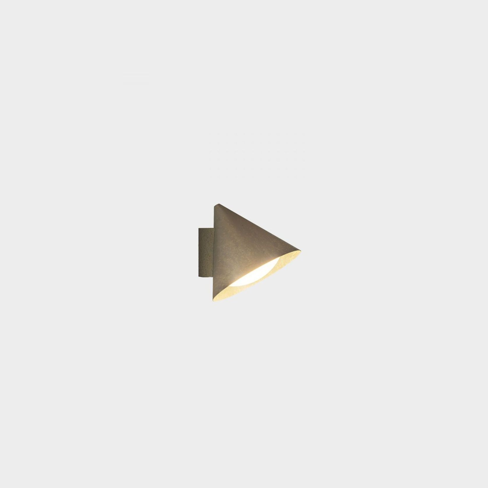 Cone Flush Outdoor Wall Light gallery detail image