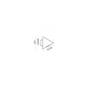 Cone Flush Outdoor Wall Light gallery detail image