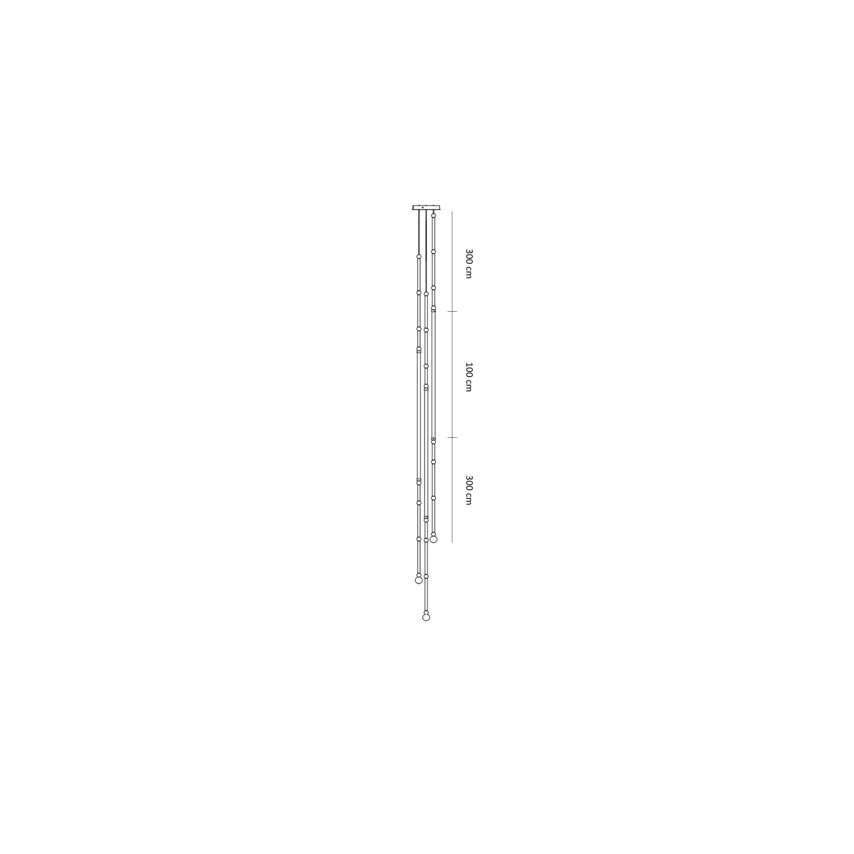 Leda 3lt Pendant Light gallery detail image