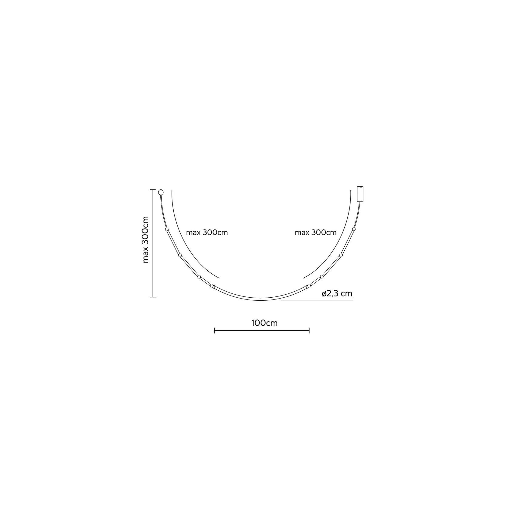Leda Curve Pendant Light gallery detail image