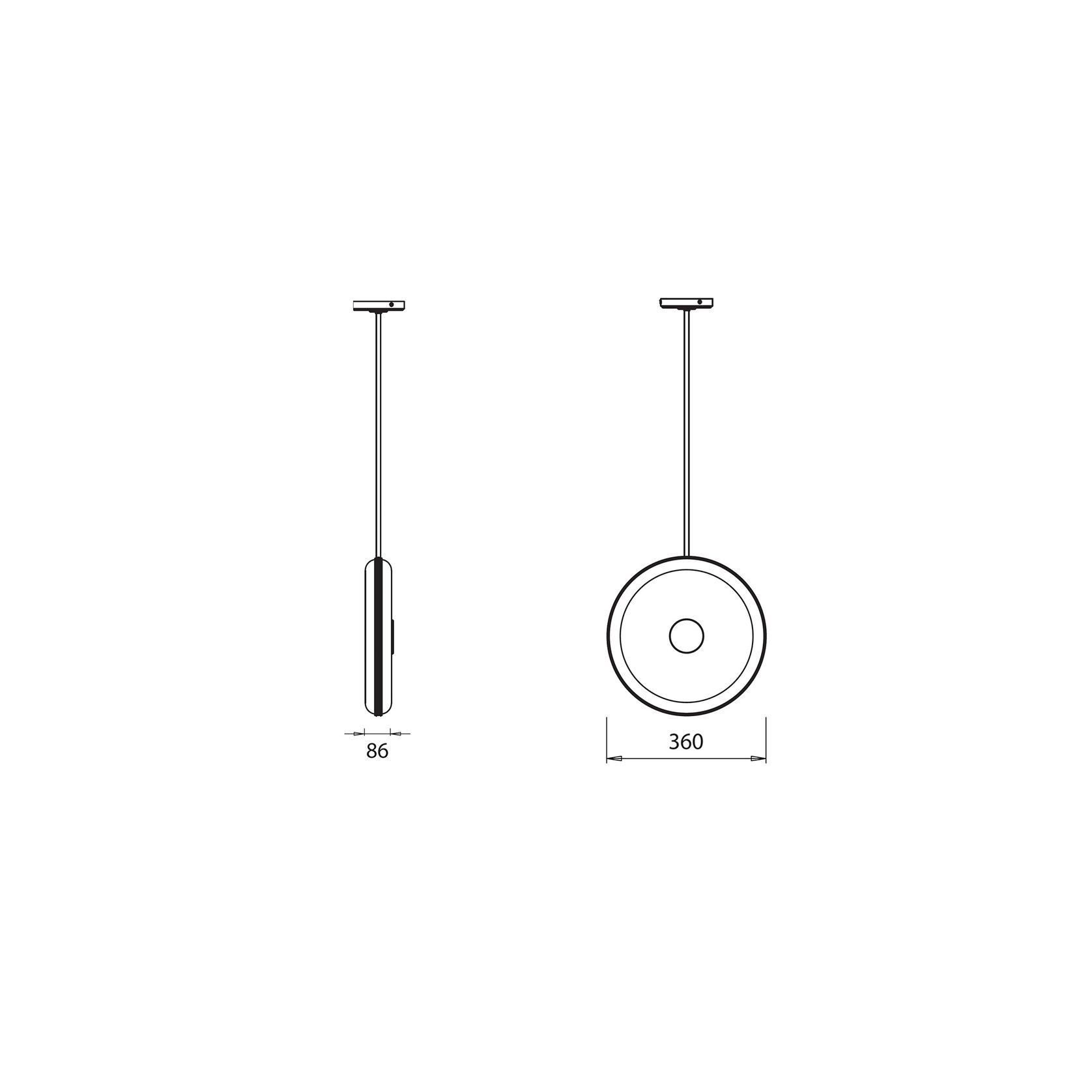 Beran Vertical Pendant Light gallery detail image