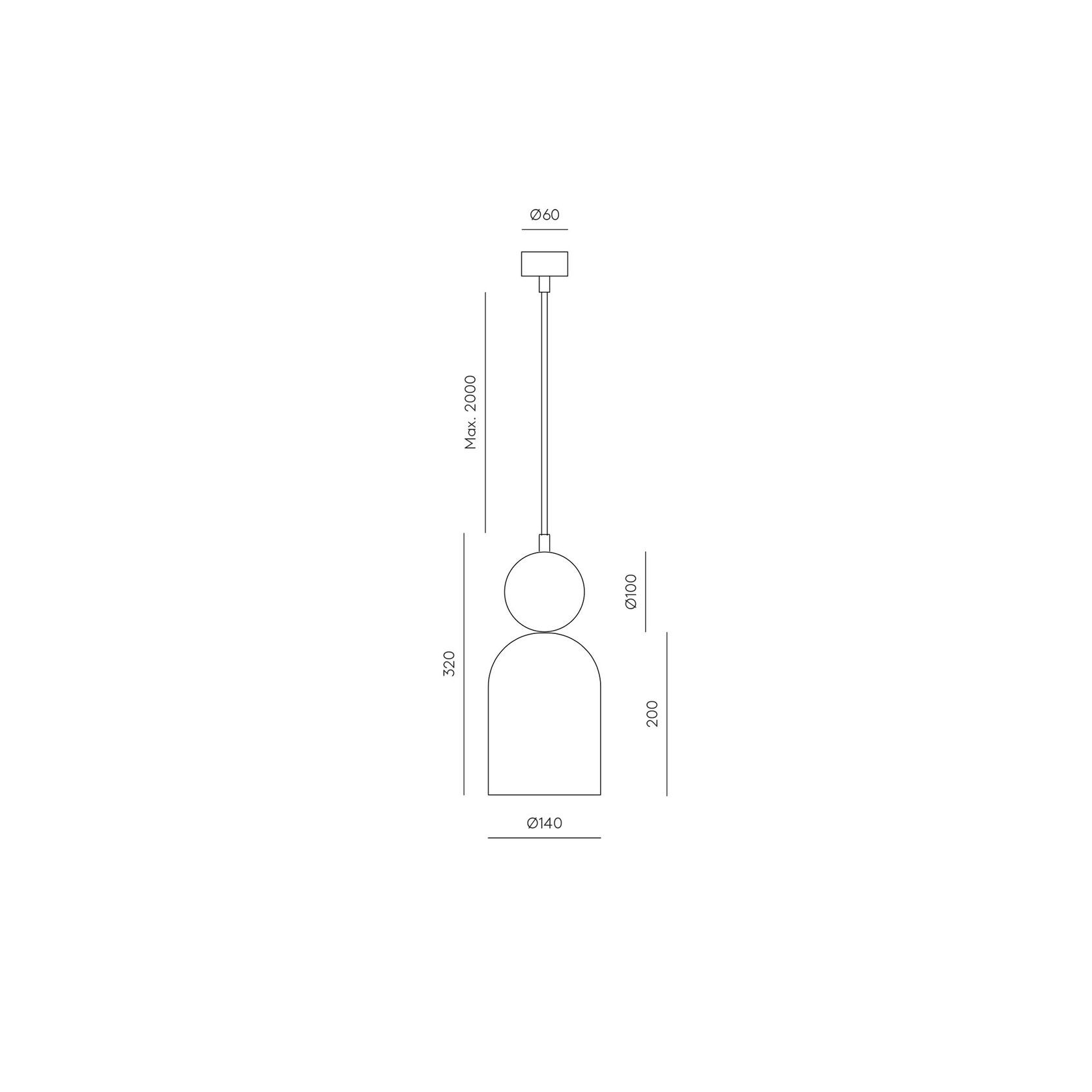 Bell Copo Pendant Light gallery detail image