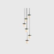 Orbit Stone 6lt Pendant Light gallery detail image