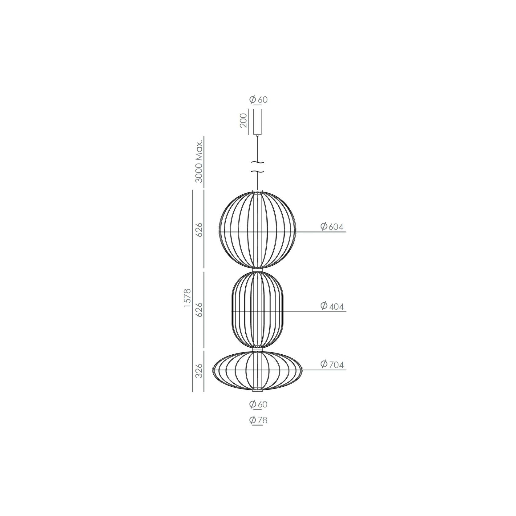 Pepo Brass Pendant Light gallery detail image