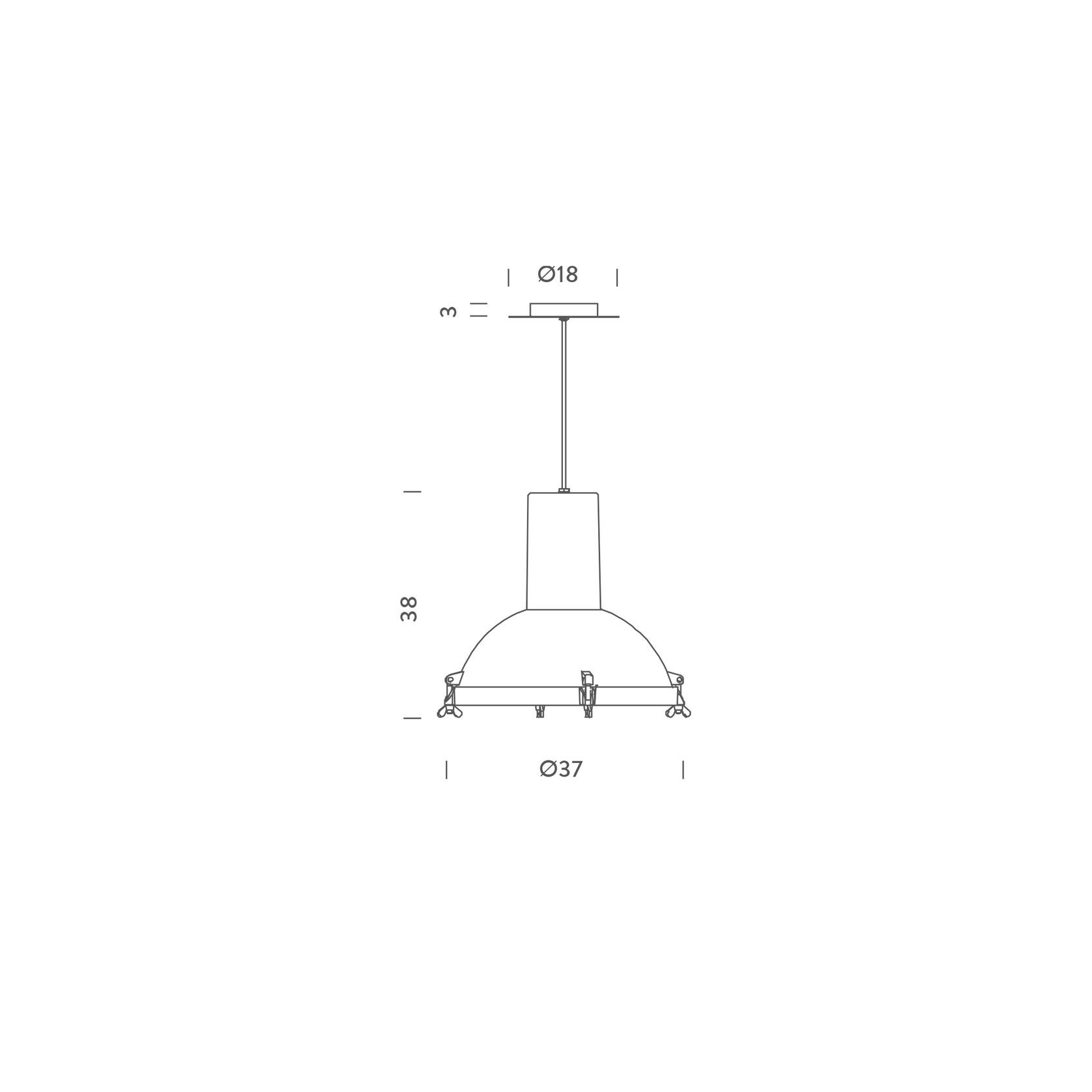 Projecteur Pendant Light gallery detail image