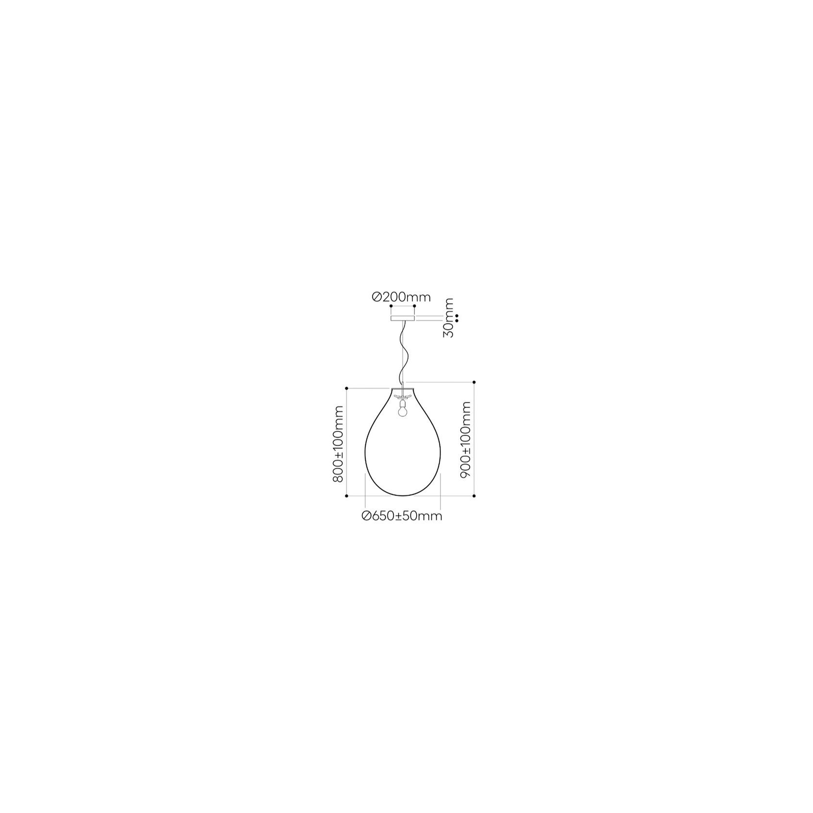 Tim Black Pendant Light gallery detail image