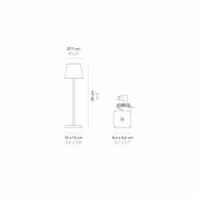 Poldina Metallic Table Lamp gallery detail image