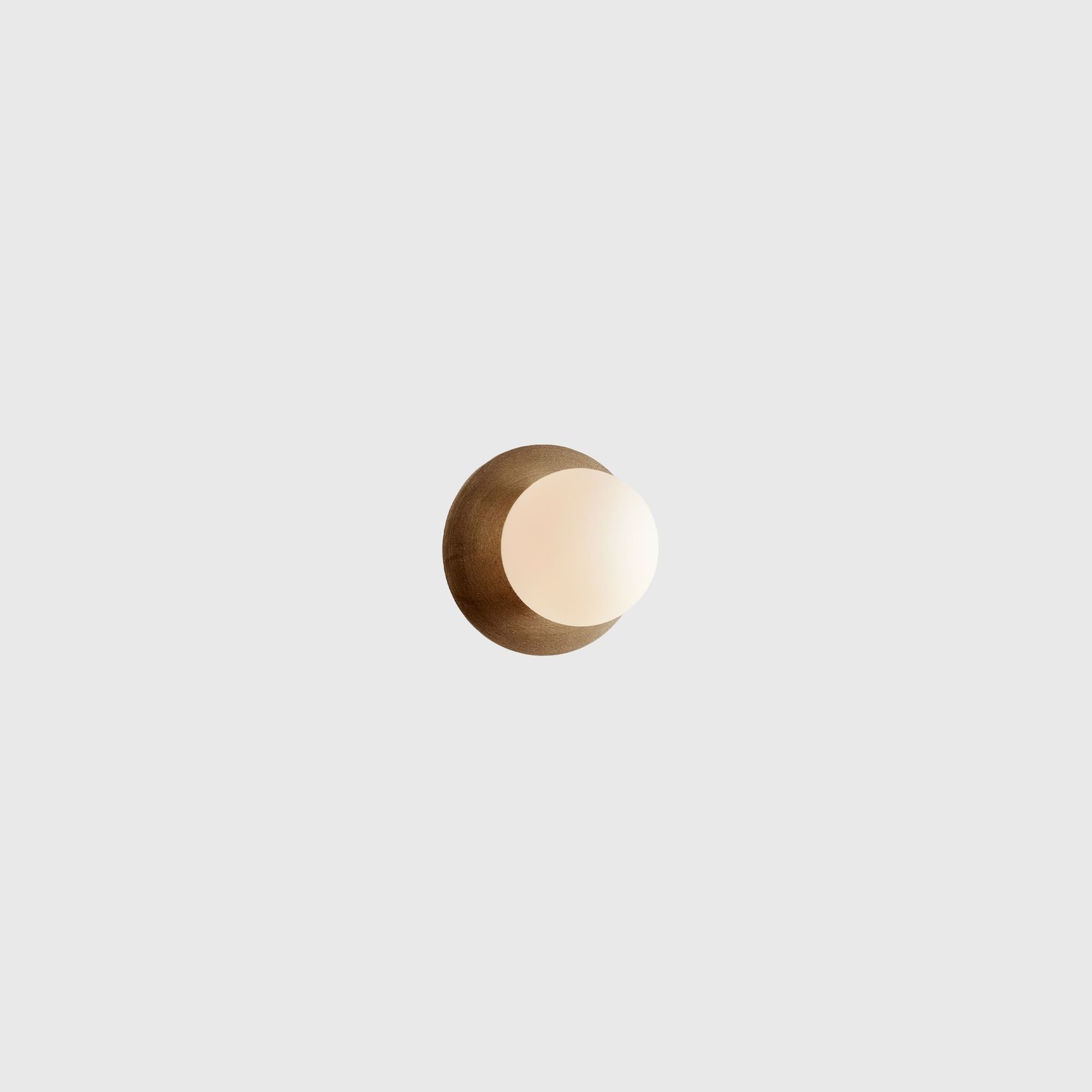 Orbit Brass Wall Light gallery detail image