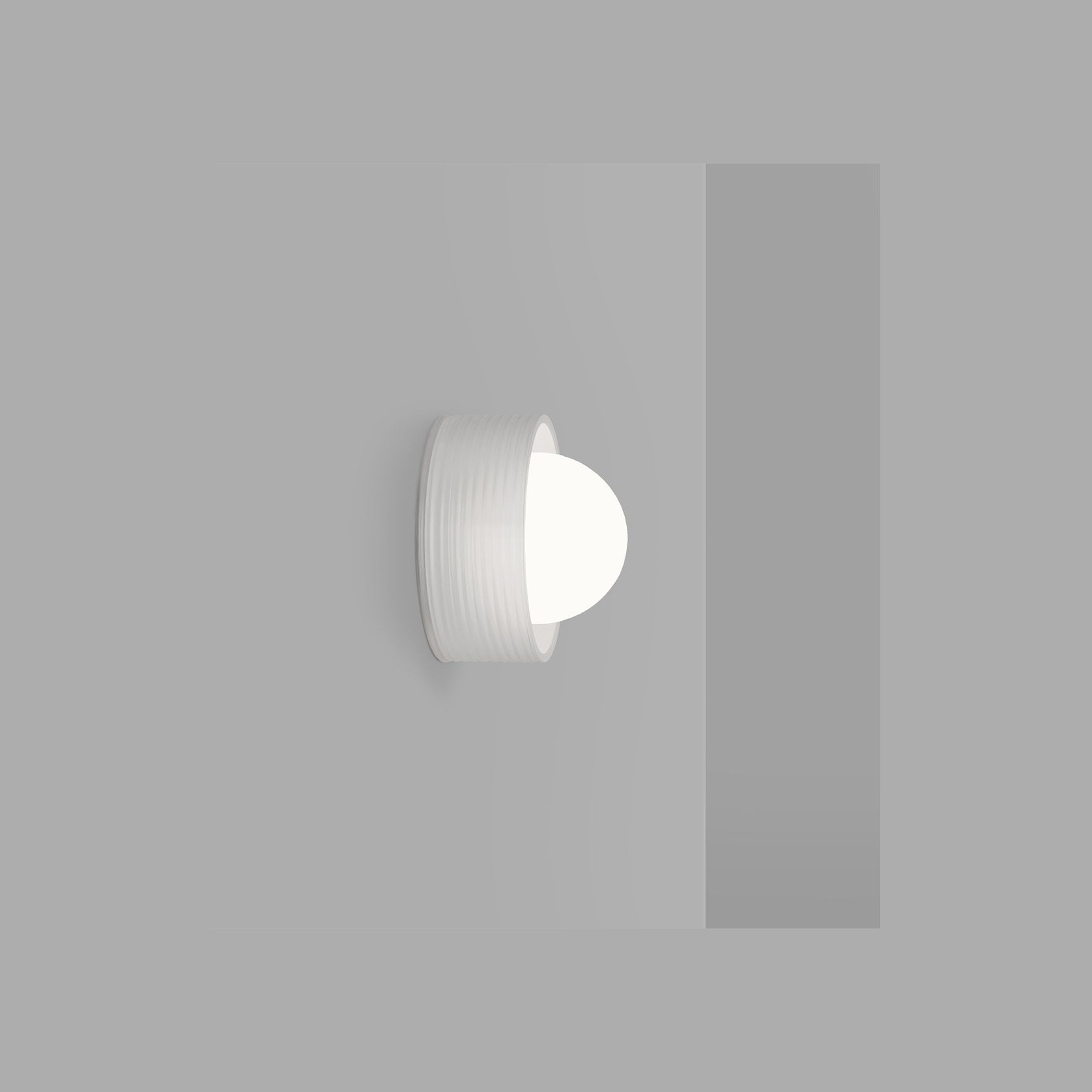 Orb Sur Ribbed Wall Light gallery detail image