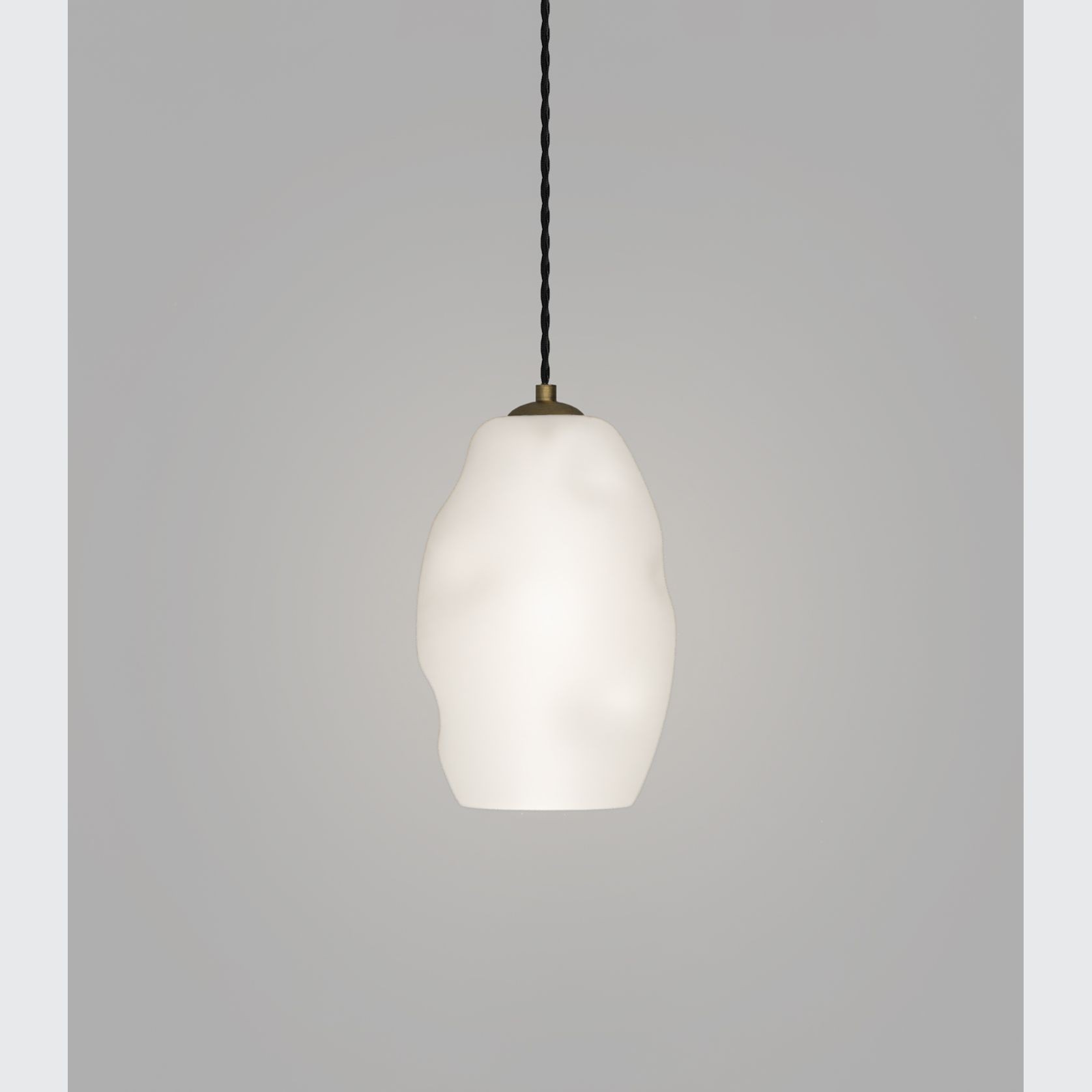 Organic White Pendant Light gallery detail image
