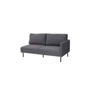Milan Corner Sofa - Black gallery detail image