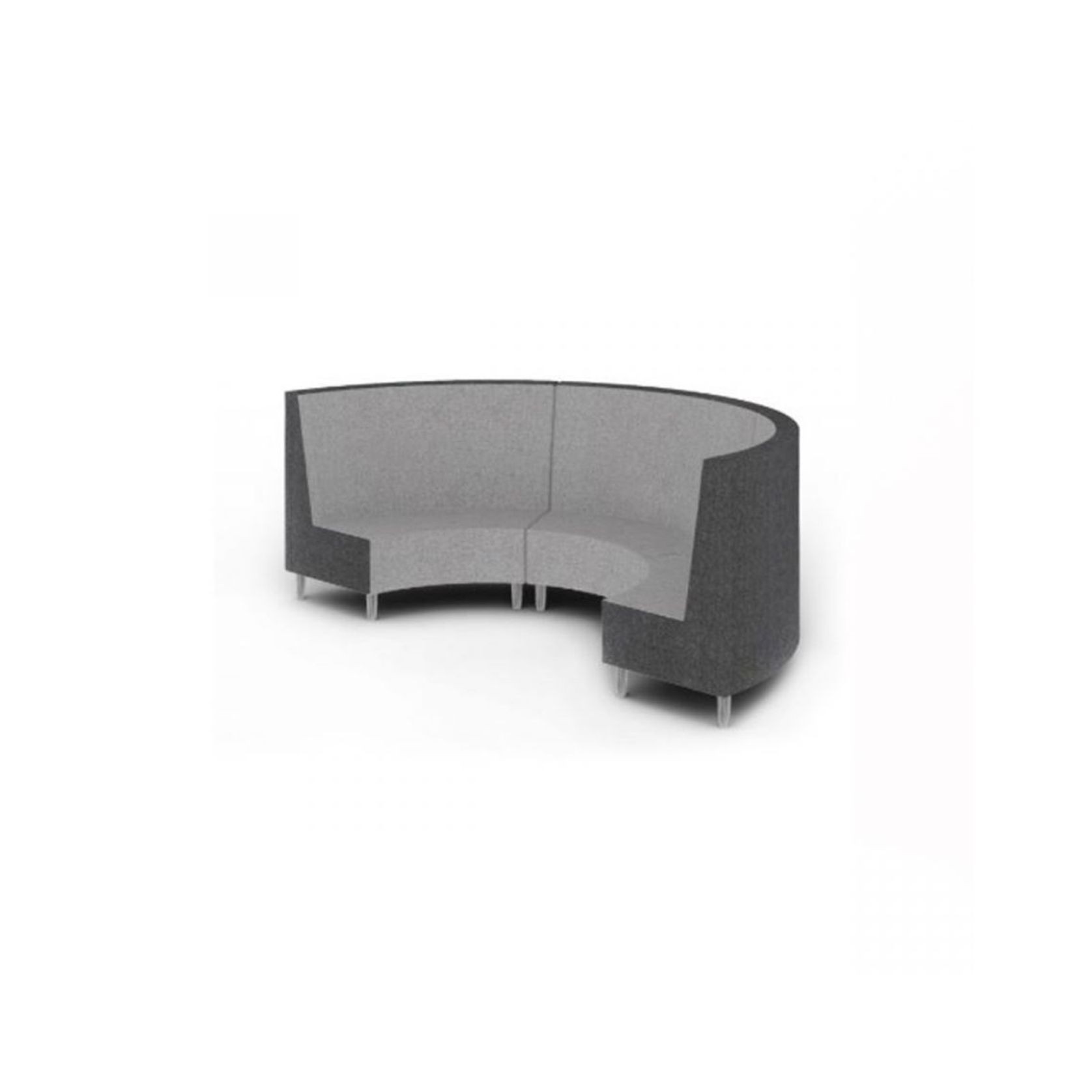 Quiet Round Modular High Back Sofa gallery detail image